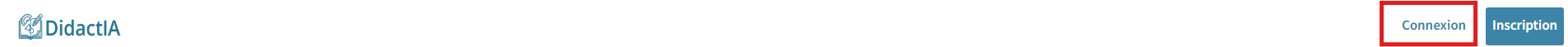 Bouton pour se connecter