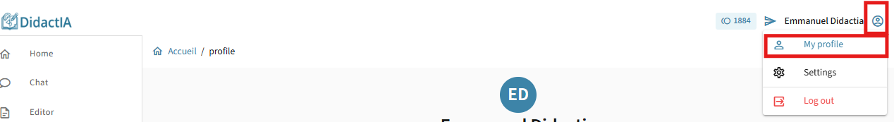 Bouton pour se connecter