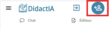 Bouton pour s'inscrire sur mobile web